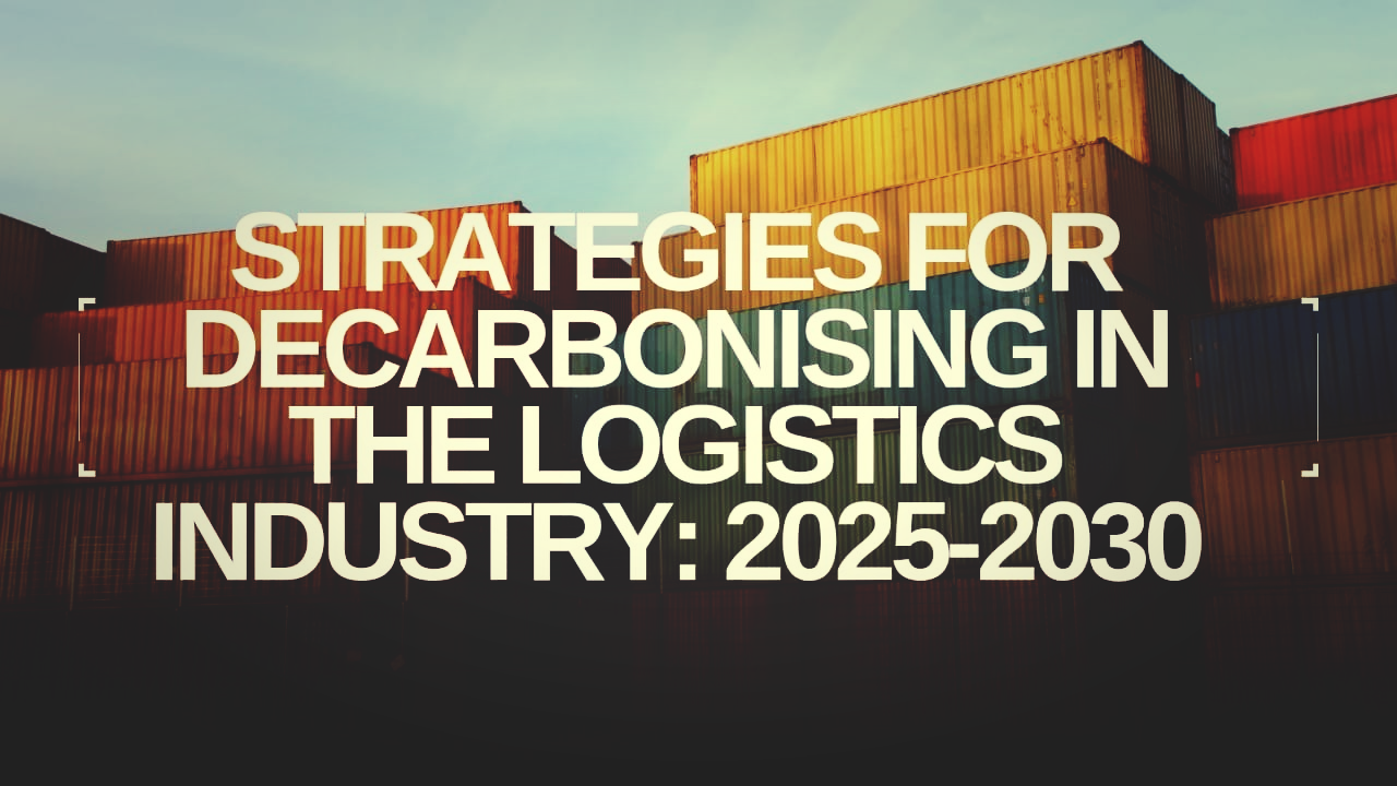 Strategies to align with for Decarbonising Initiatives in the Logistics Industry: 2030
