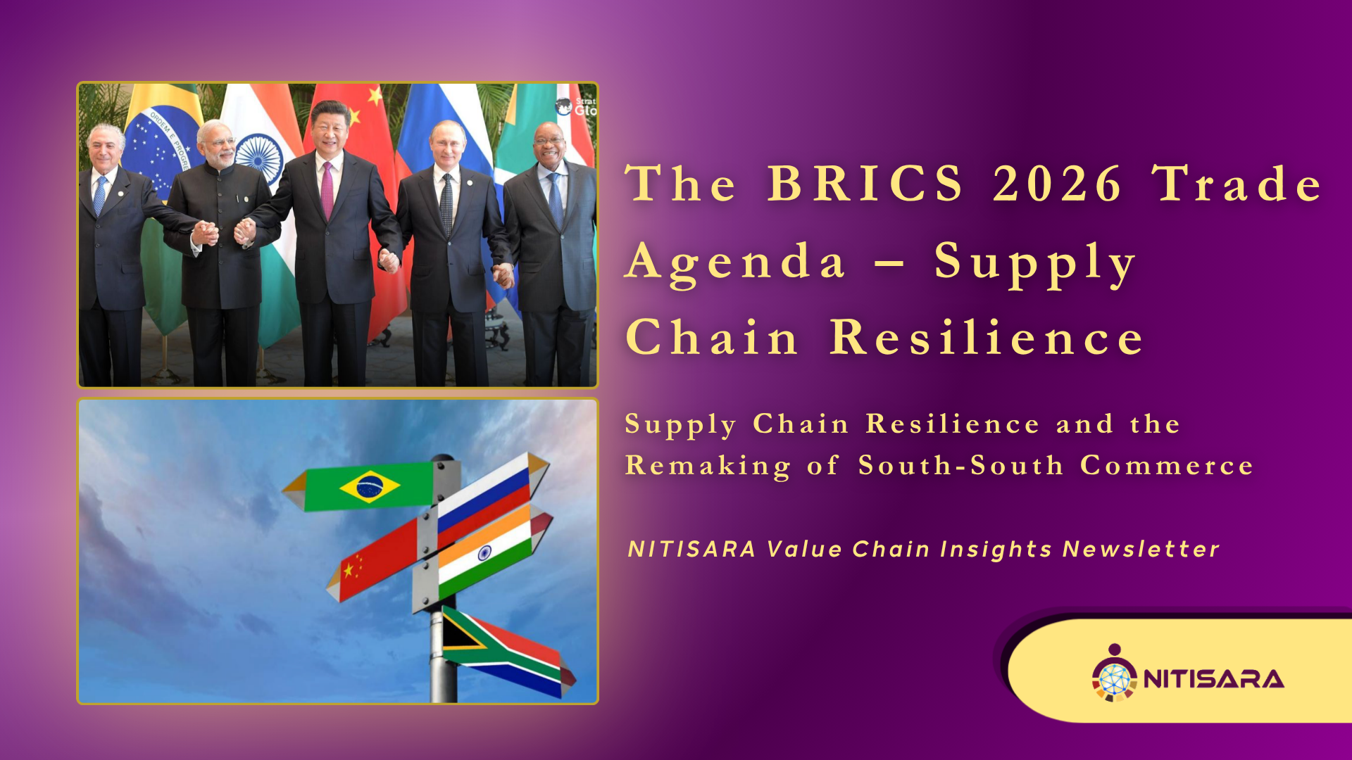 The BRICS 2026 Trade Agenda – Supply Chain Resilience